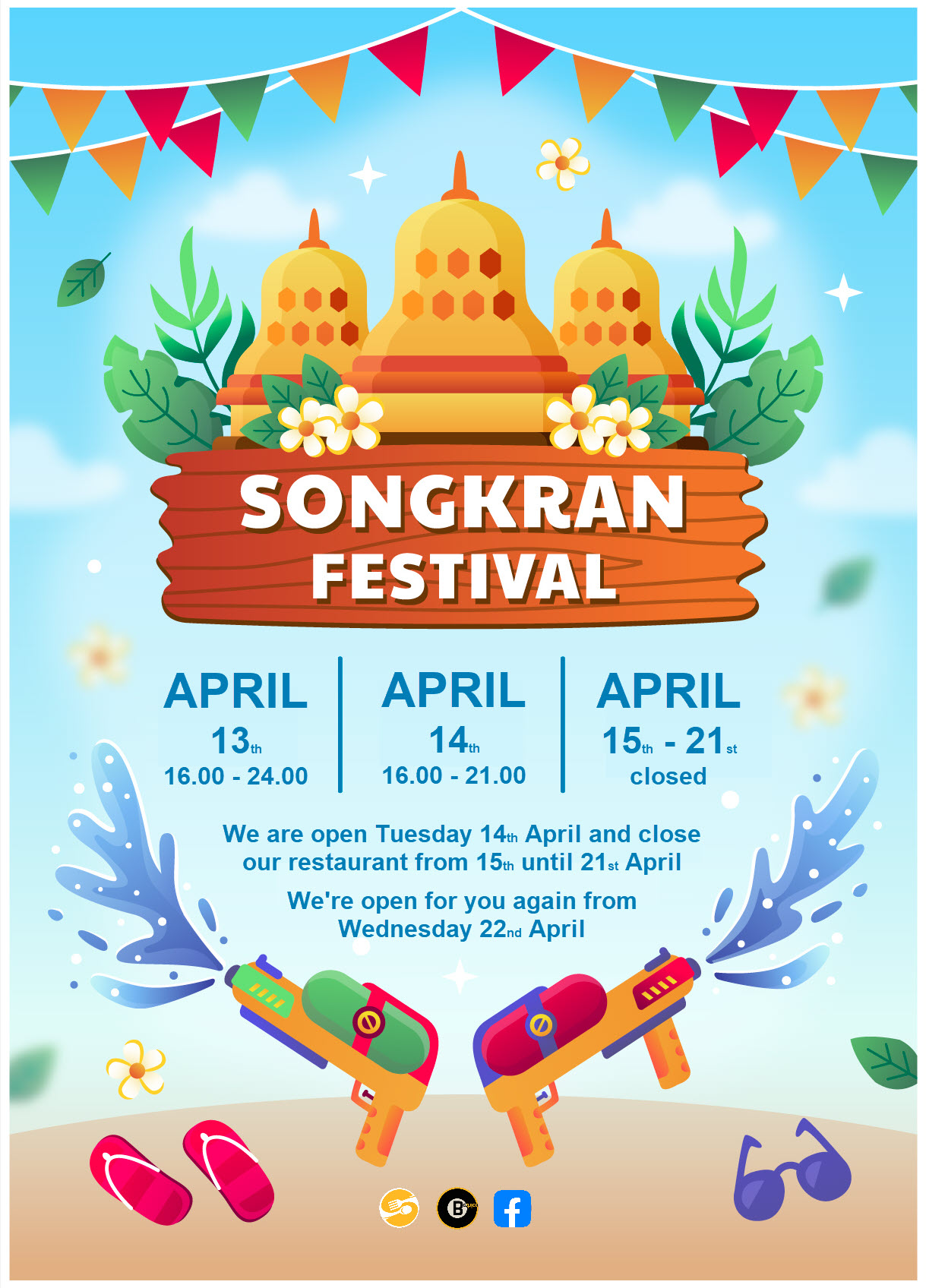 Songkran 2026 Opening Times